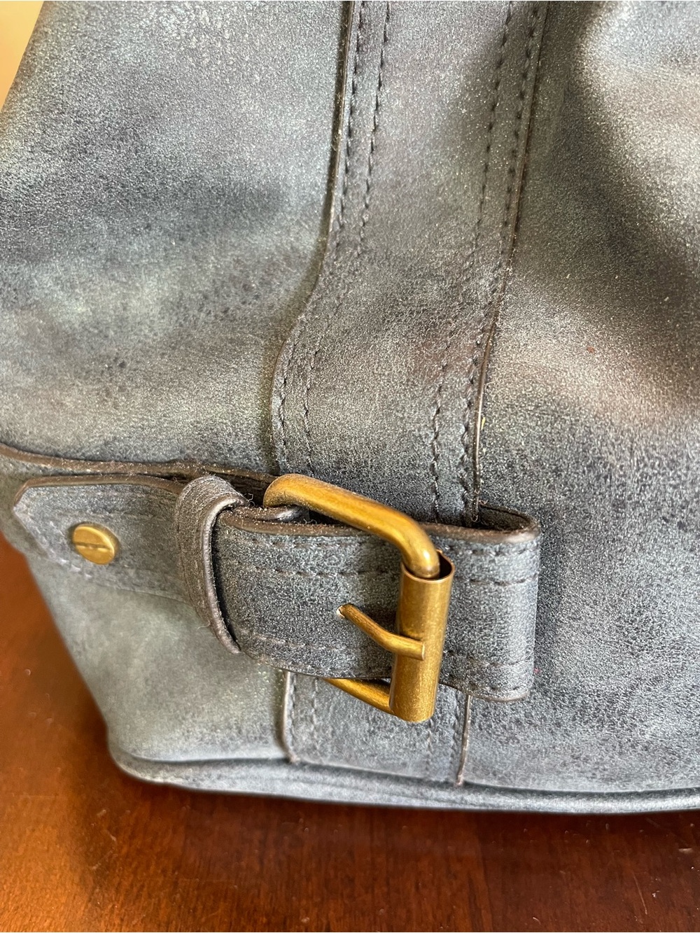 NWT Minicci Denim Blue Colored Shoulder Bag / Purse. - Picture 12 of 13